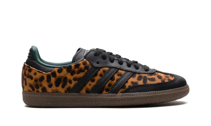 Adidas Samba OG Black Green Leopard (W)
