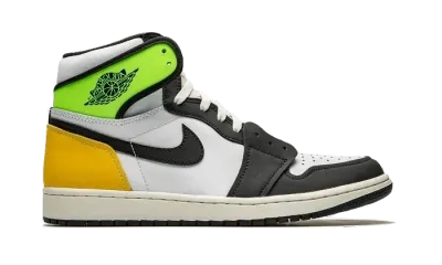 Jordan 1 Retro High White Black Volt University Gold Jordan 1 Retro High White Black Volt University Gold