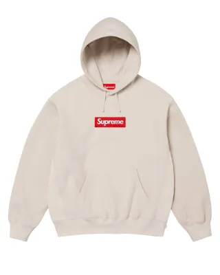 Supreme Box Logo Hooded Sweatshirt Sweatshirt (FW24) Stone
