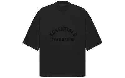 Fear of God Essentials Arch Logo Tee Jet Black