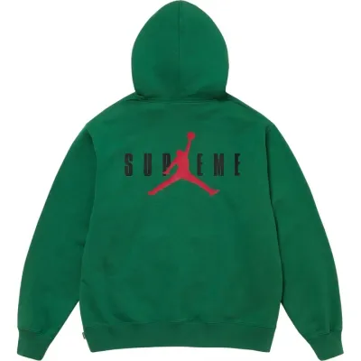 Supreme Air Jordan Hoodie Sweatshirt Green