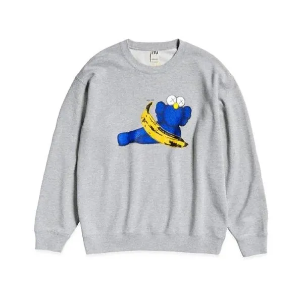 KAWS Uniqlo X Andy Warhol Banana Crewneck