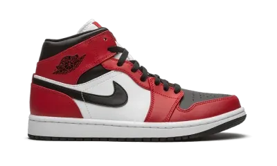 Jordan 1 Mid Chicago Black Toe Jordan 1 Mid Chicago Black Toe