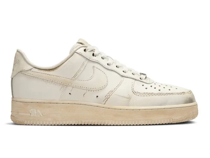 Nike Air Force 1 Low SWOOSH Dirty Triple White