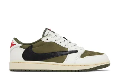 Jordan 1 Low OG SP Travis Scott Medium Olive