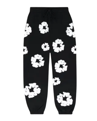 Denim Tears The Cotton Wreath Sweatpants Black