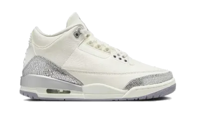 Air Jordan 3 Retro Sail Cement Grey (W)