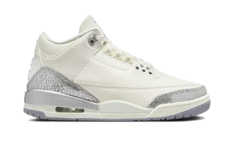 Air Jordan 3 Retro Sail Cement Grey (W)