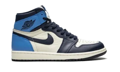 Jordan 1 Retro High Obsidian UNC