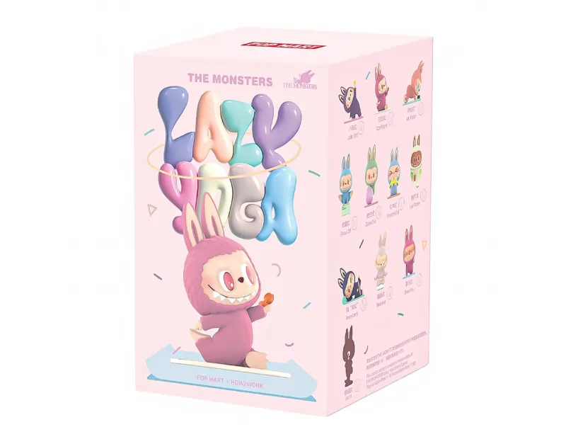 Pop Mart Labubu The Monsters Lazy Yoga Series Figures Sealed Case