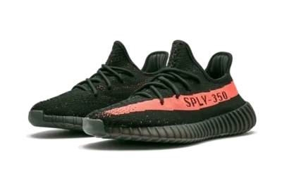 adidas Yeezy Boost 350 V2 Red Stripe Core Black Red