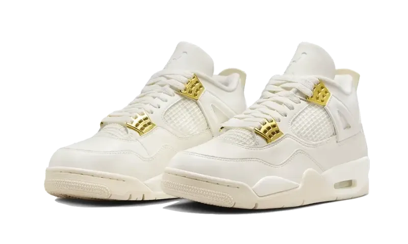 Air Jordan 4 Sail Metallic Gold