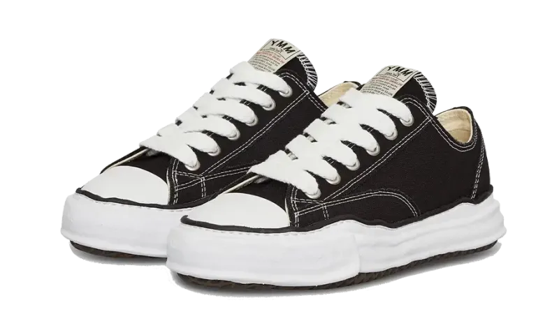 Maison Mihara Yasuhiro Peterson OG Sole Canvas Low Black