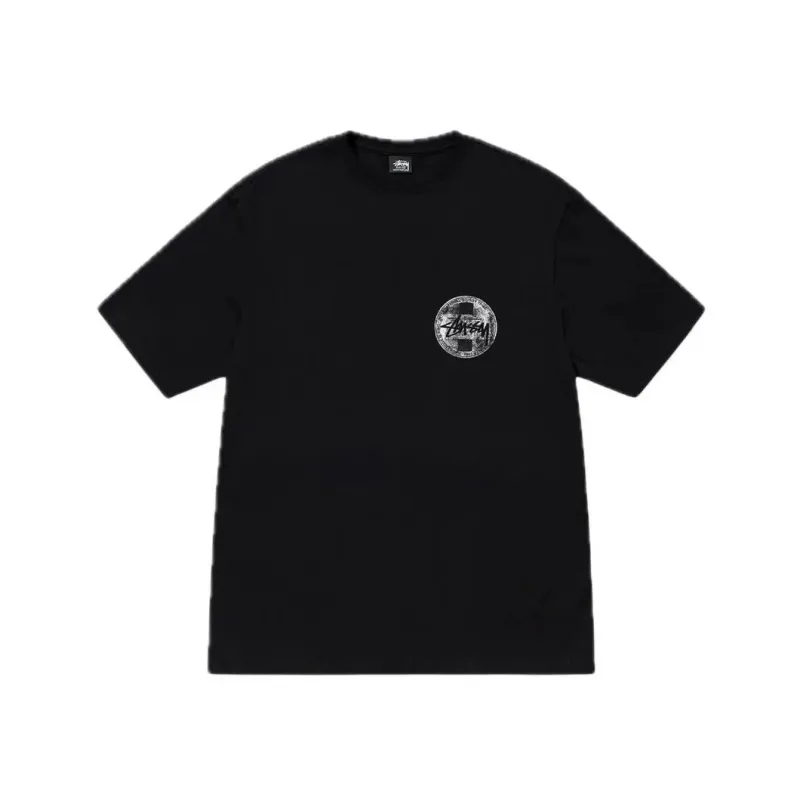 Stussy Dot Stamp Tee Black