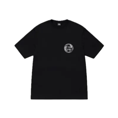 Stussy Dot Stamp Tee Black