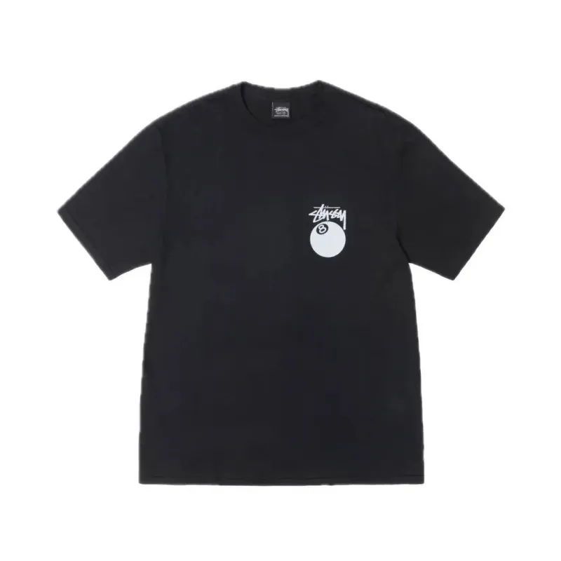 Stussy 8-Ball Pigment Tee Black