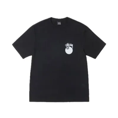 Stussy 8-Ball Pigment Tee Black