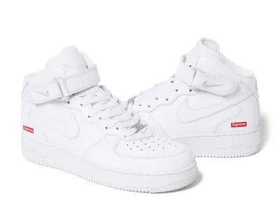Nike Air Force 1 Mid Supreme White