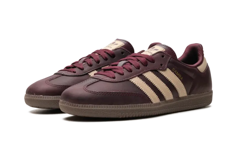 Adidas Samba OG Maroon Crystal Sand (W)