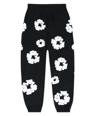 Denim Tears The Cotton Wreath Sweatpants Black