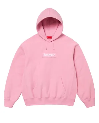 Supreme Box Logo Hooded Sweatshirt Sweatshirt (FW24) Pink