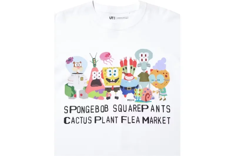 Uniqlo x CPFM Spongebob Squarepants UT Graphic II Tee White
