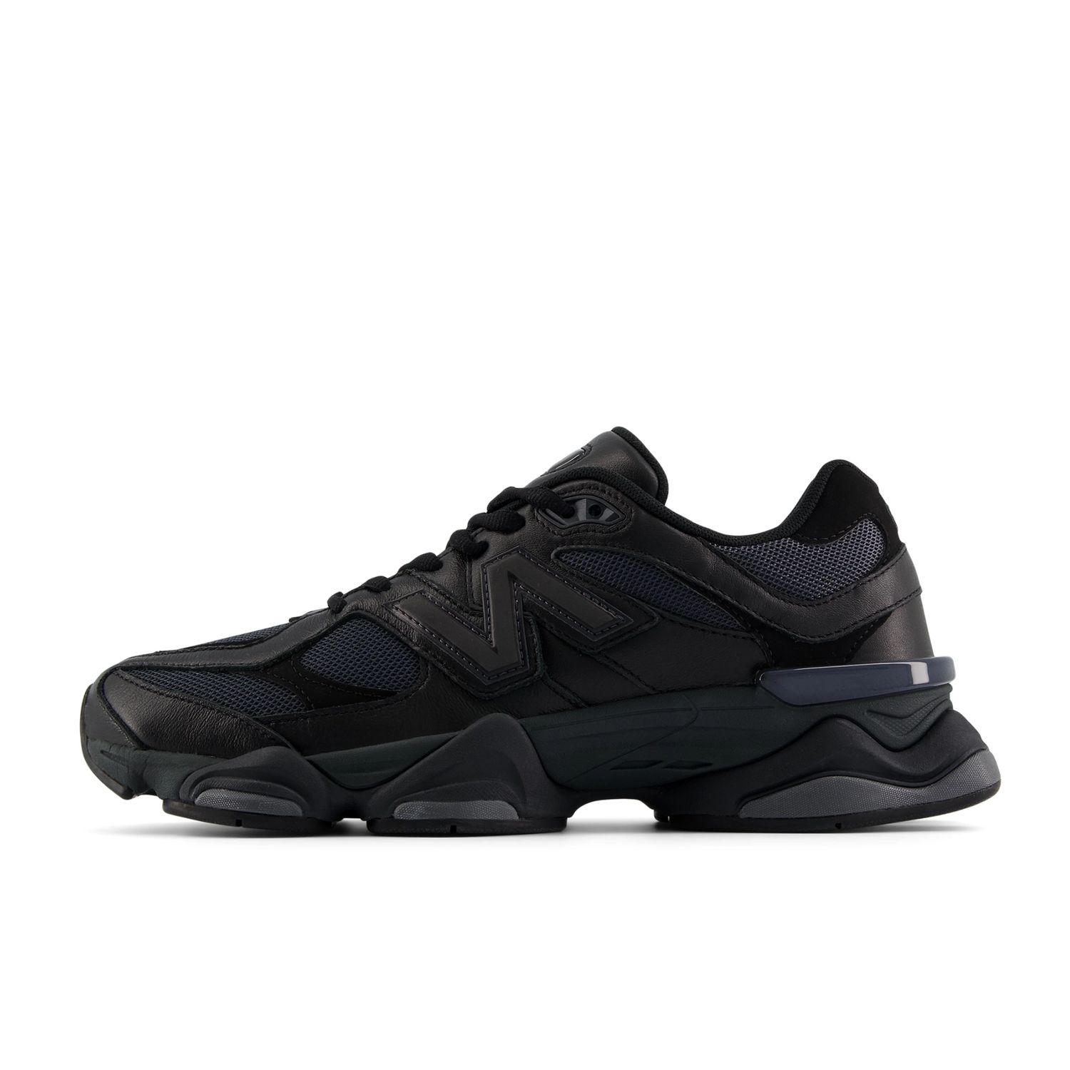 New Balance 9060 Triple Black Leather