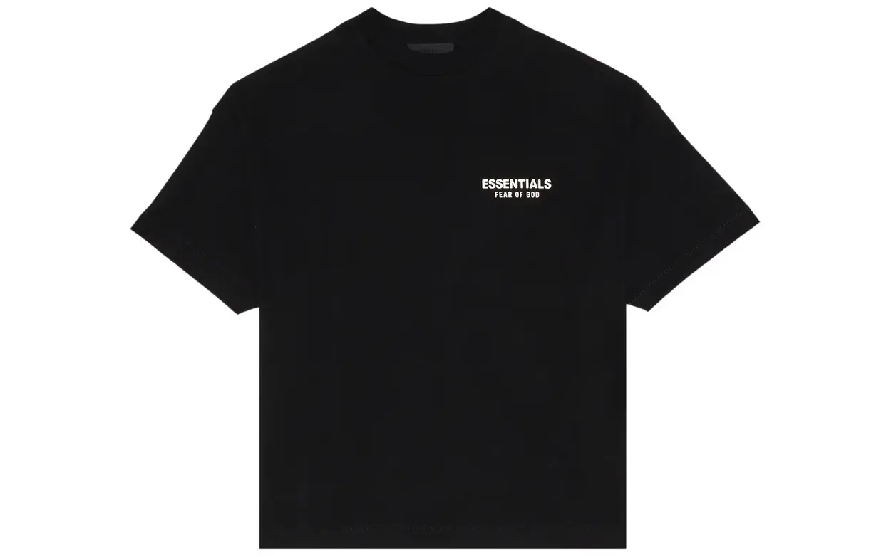 Fear of God Essentials Jersey Crewneck T-Shirt Black