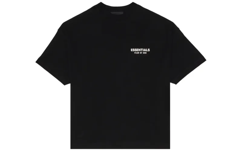 Fear of God Essentials Jersey Crewneck T-Shirt Black
