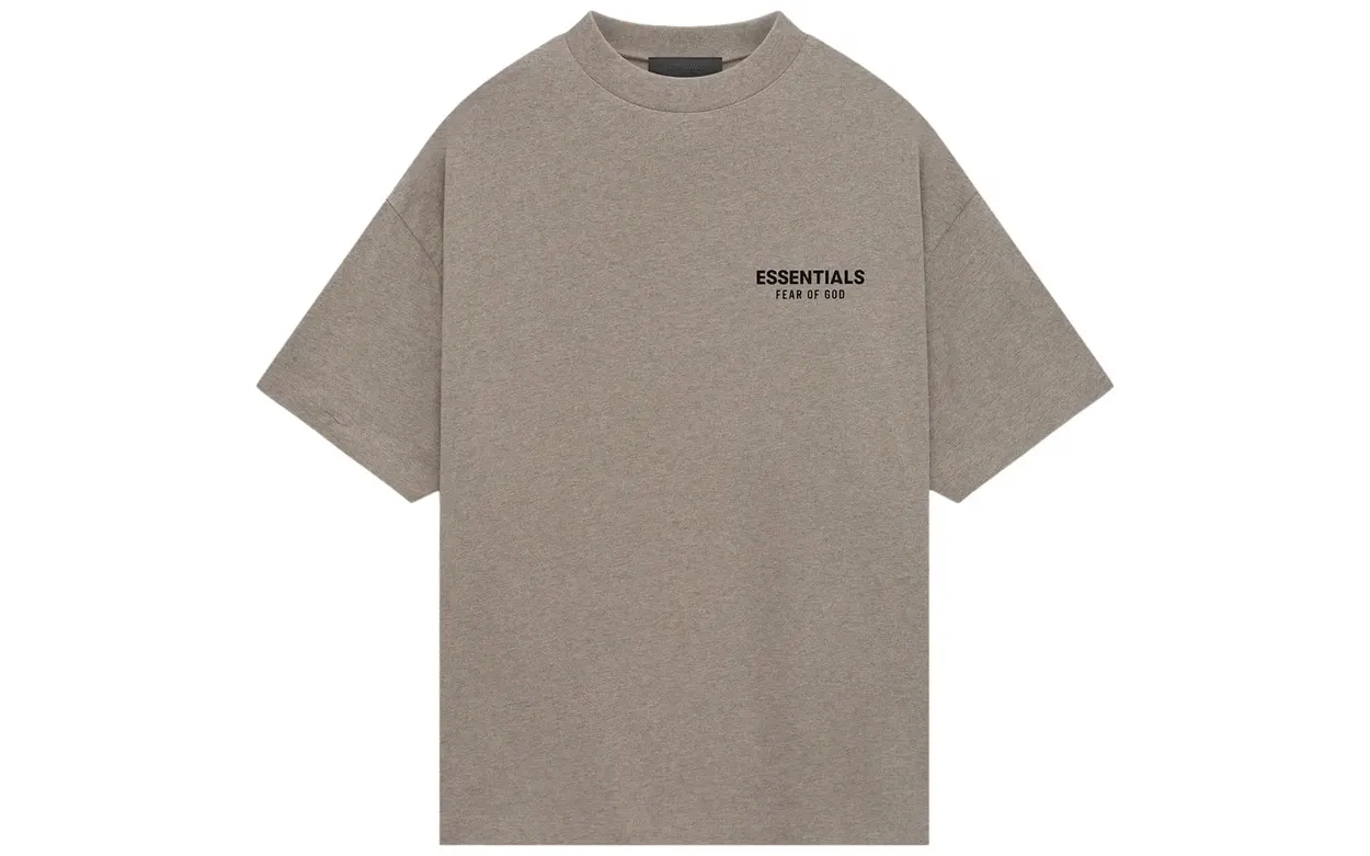 Fear of God Essentials Jersey Crewneck T-Shirt Heather Gray