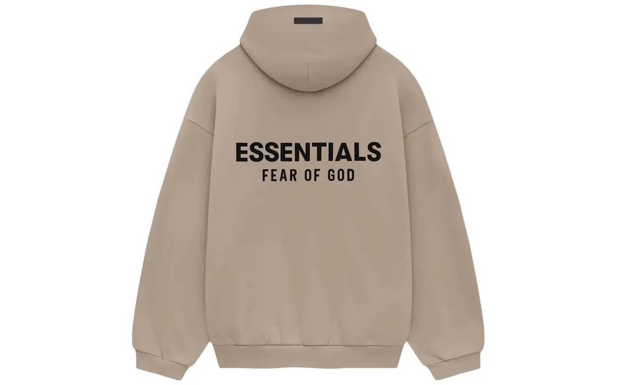 Fear of God Essentials Fleece Hoodie Desert Sand