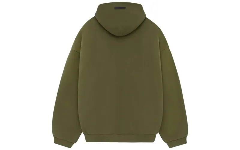 Fear of God Essentials Fleece Hoodie Military