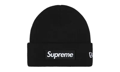 Supreme New Era Box Logo Beanie Black (FW25)