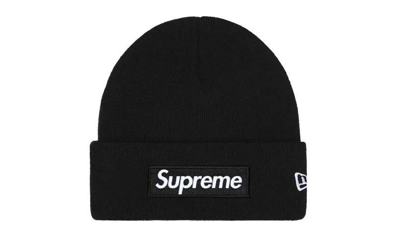 Supreme New Era Box Logo Beanie Black (FW25)