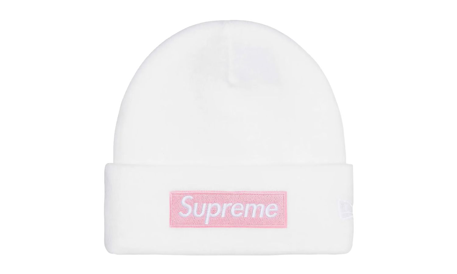 Supreme New Era Box Logo Beanie White (FW25)