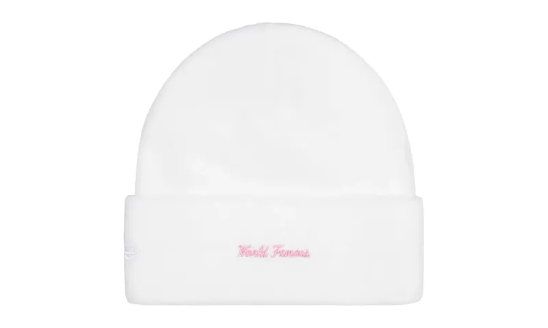 Supreme New Era Box Logo Beanie White (FW25)