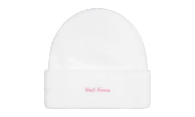 Supreme New Era Box Logo Beanie White (FW25)