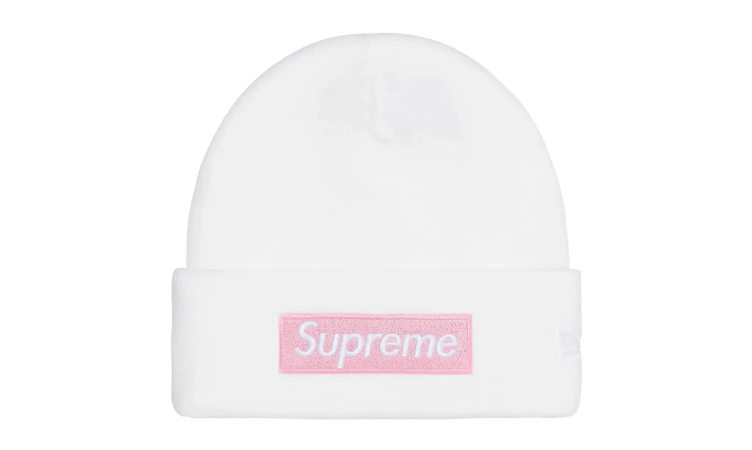 Supreme New Era Box Logo Beanie White (FW25)