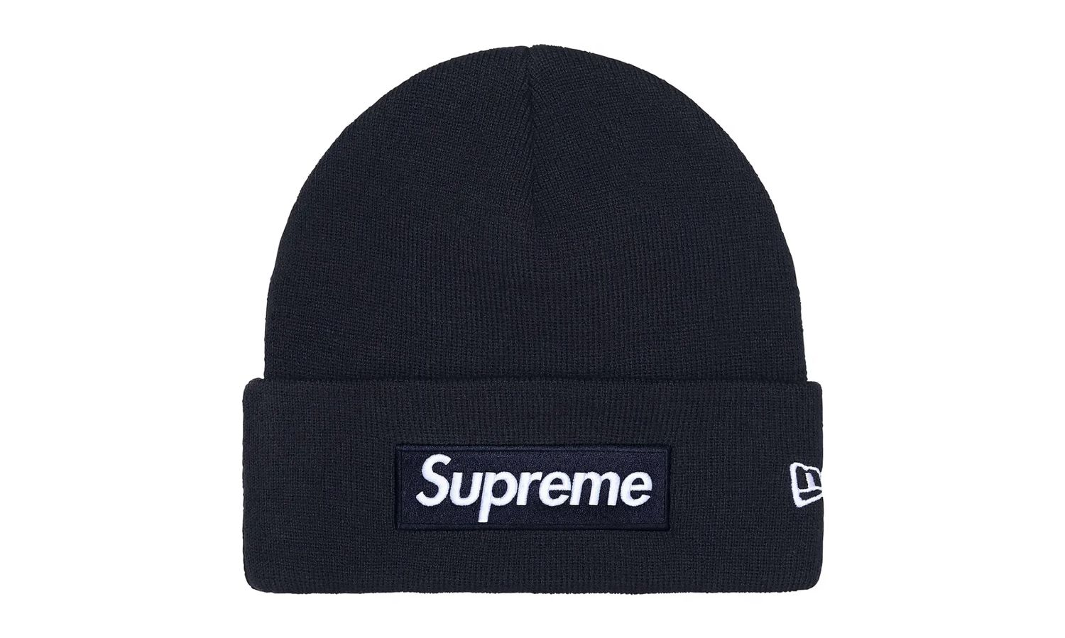 Supreme New Era Box Logo Beanie Navy (FW25)