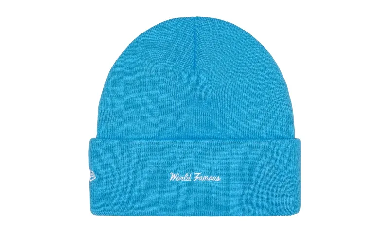 Supreme New Era Box Logo Beanie Blue (FW25)