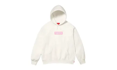 Supreme Box Logo Hooded Sweatshirt White (FW25)