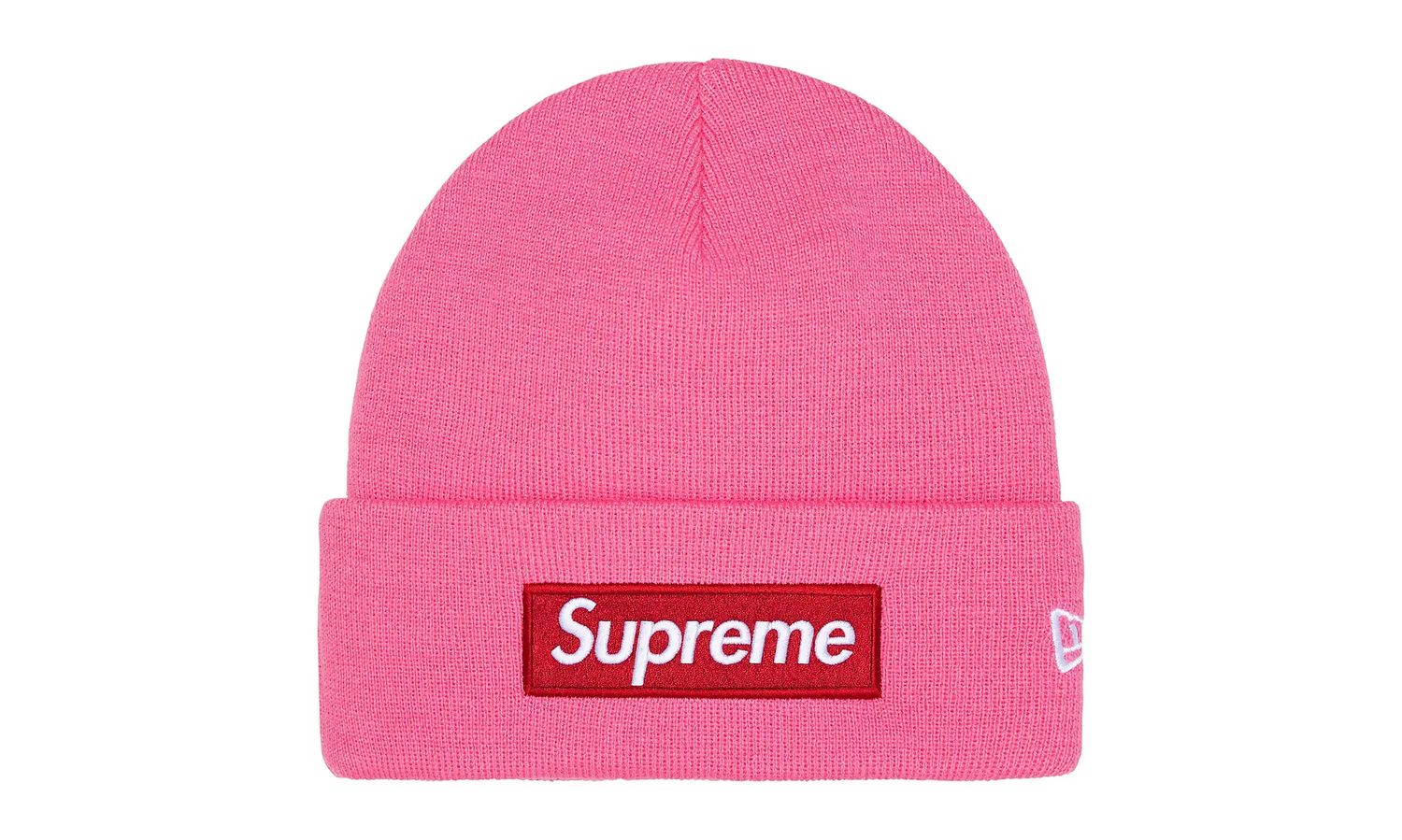 Supreme New Era Box Logo Beanie Pink (FW25)