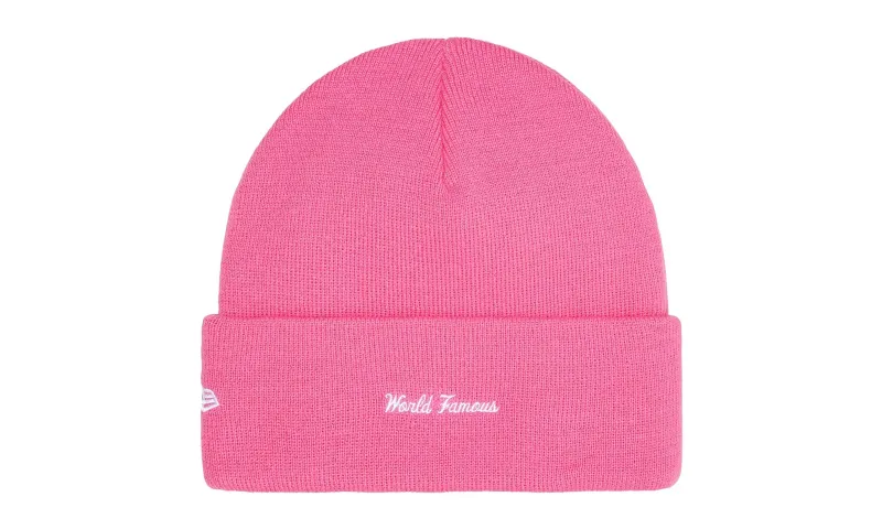Supreme New Era Box Logo Beanie Pink (FW25)