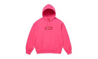 Supreme Box Logo Hooded Sweatshirt Pink (FW25)