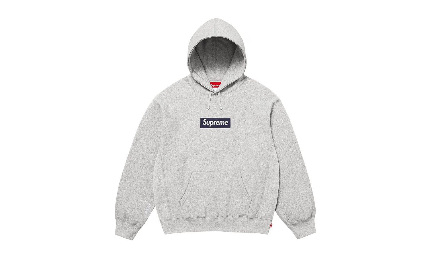 Supreme Box Logo Hooded Sweatshirt Heather Grey (FW25)