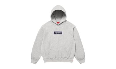 Supreme Box Logo Hooded Sweatshirt Heather Grey (FW25)