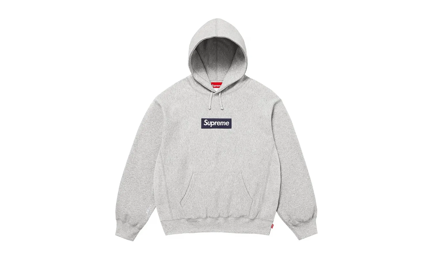 Supreme Box Logo Hooded Sweatshirt Heather Grey (FW25)