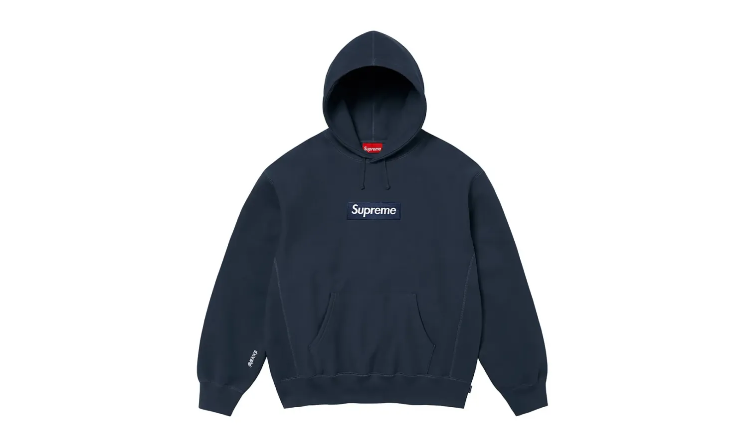 Supreme Box Logo Hooded Sweatshirt Navy (FW25)