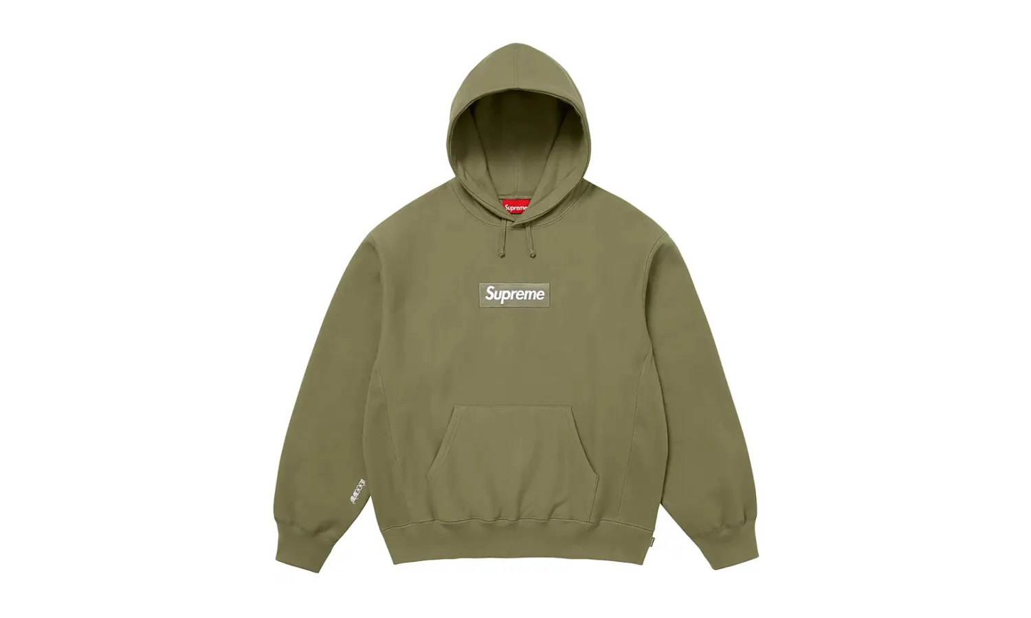 Supreme Box Logo Hooded Sweatshirt Light Olive (FW25)