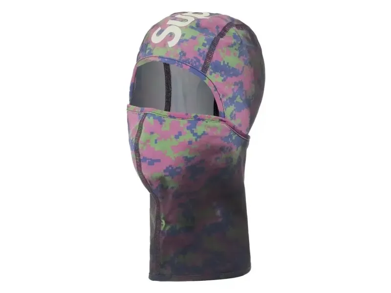 Supreme Heat Reactive Digi Camo Balaclava Black